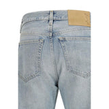 Load image into Gallery viewer, Haikure Blue Cotton Straight-Leg Jeans