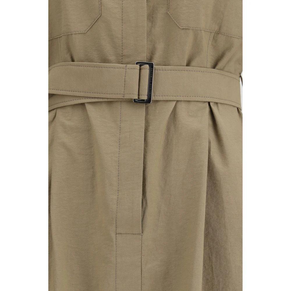 Brunello Cucinelli Beige Cotton Casual Dress