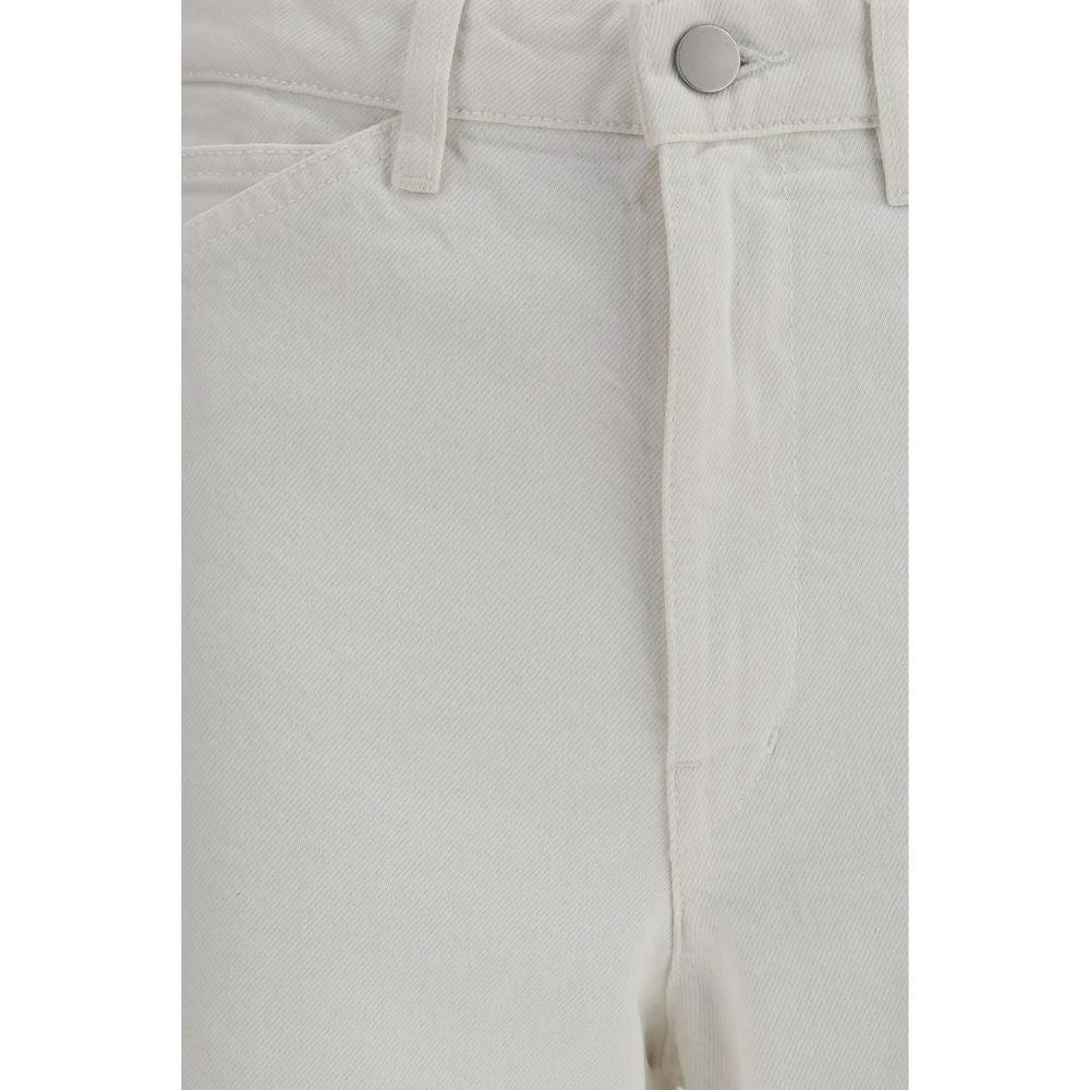 Lemaire White Cotton Casual Pants