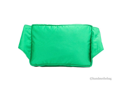 Versace Small Bright Green Nylon Matte Medusa Belt Bag Waist Fanny Pack Purse