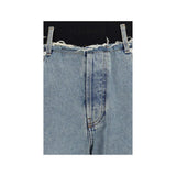 Load image into Gallery viewer, ALAINPAUL Blue Cotton High-Waisted Jean