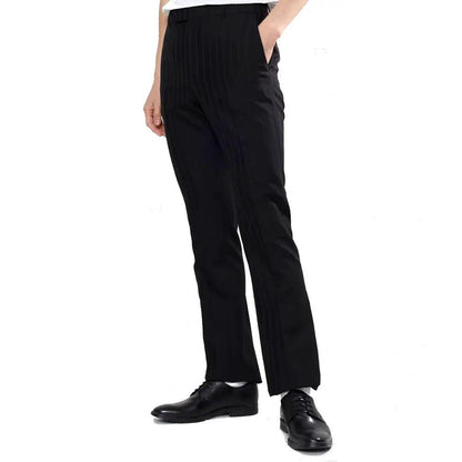 Celine Black Wool Flared Pants
