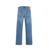 Load image into Gallery viewer, Jil Sander Blue Cotton Straight-Leg Jeans