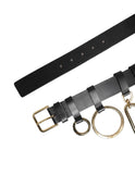 Load image into Gallery viewer, Dolce &amp; Gabbana Black Calf Leather Gold Metal Buckle Men Belt