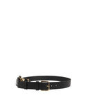 Load image into Gallery viewer, Dolce &amp; Gabbana Black Calf Leather Gold Metal Buckle Men Belt