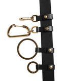 Load image into Gallery viewer, Dolce &amp; Gabbana Black Calf Leather Gold Metal Buckle Men Belt