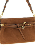 Load image into Gallery viewer, PINKO Brown Lamb Leather Shoulder Bag