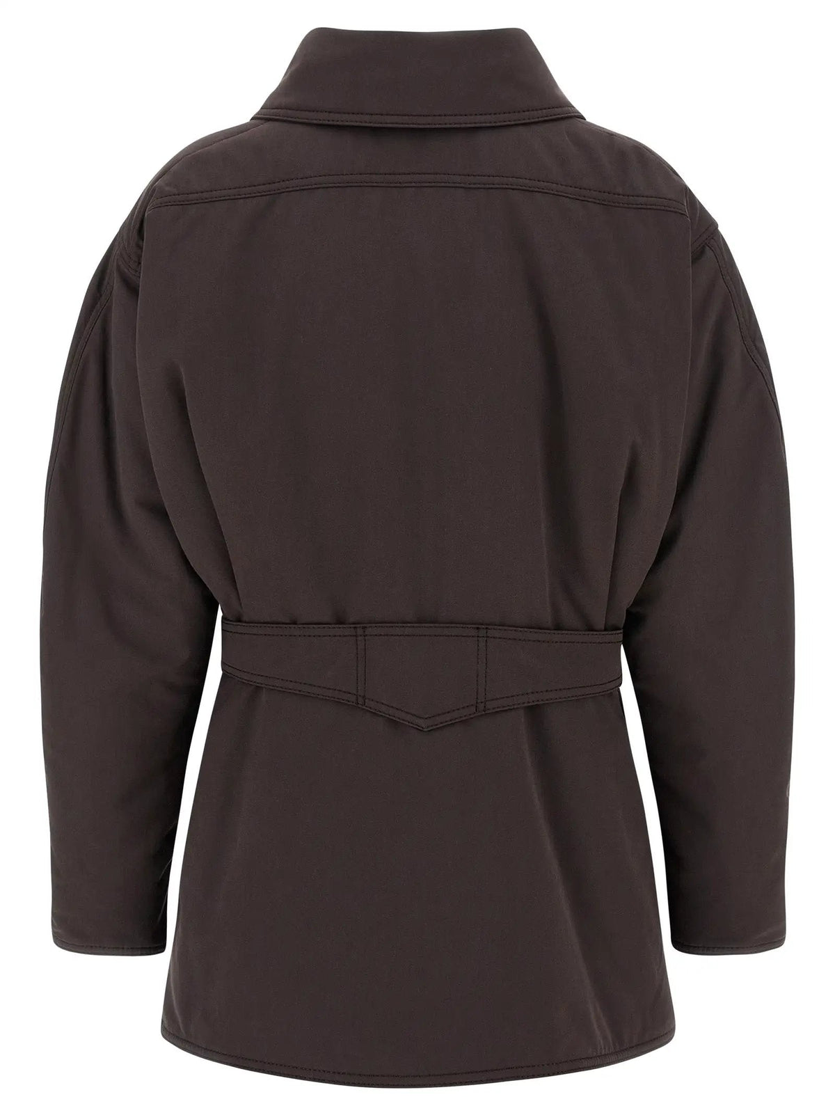 The Andamane Brown Polyester Parka