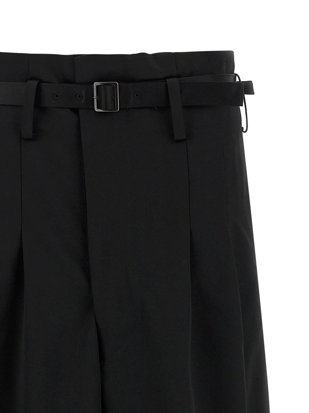 Junya Watanabe Black Acetate Flared Pants