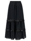 Load image into Gallery viewer, Kiton Black Linen Mini Skirt