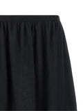 Load image into Gallery viewer, Kiton Black Linen Mini Skirt