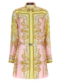 Load image into Gallery viewer, Versace Multicolor Silk Short Dress