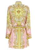 Load image into Gallery viewer, Versace Multicolor Silk Short Dress