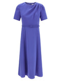 Load image into Gallery viewer, Carolina Herrera Blue Polyester Midi Dress