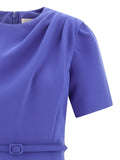 Load image into Gallery viewer, Carolina Herrera Blue Polyester Midi Dress