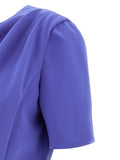 Load image into Gallery viewer, Carolina Herrera Blue Polyester Midi Dress
