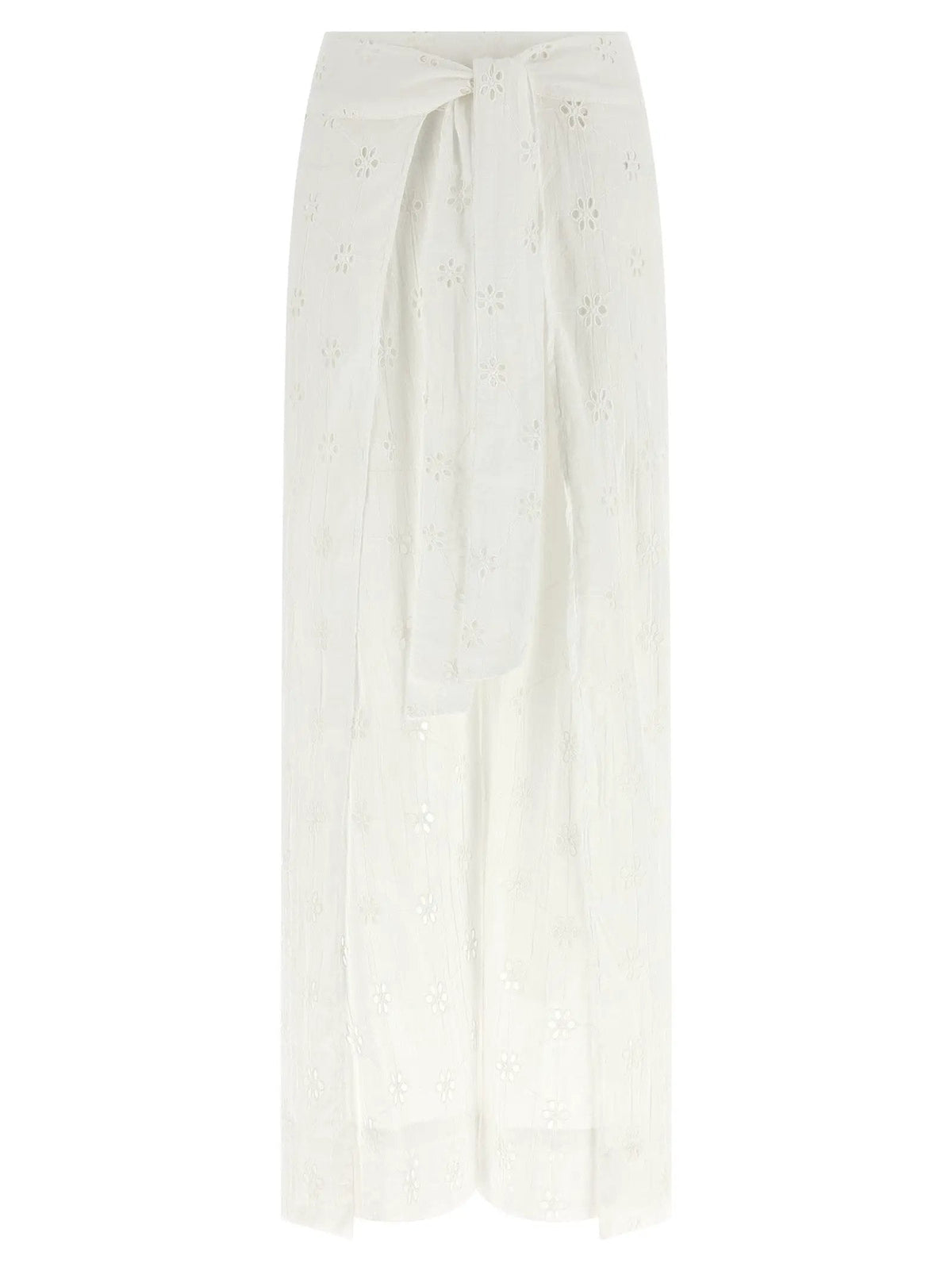 Polo Ralph Lauren White Cotton Casual Pants