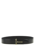 Load image into Gallery viewer, Tom Ford Black Calfskin Regular Belt