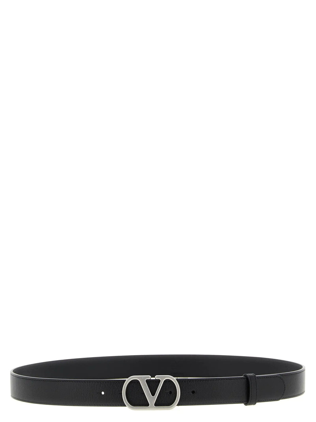Valentino Garavani Black Calfskin Regular Belt