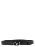 Load image into Gallery viewer, Valentino Garavani Black Calfskin Regular Belt