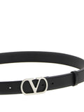 Load image into Gallery viewer, Valentino Garavani Black Calfskin Regular Belt