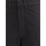 Load image into Gallery viewer, Lemaire Black Cotton Casual Pants