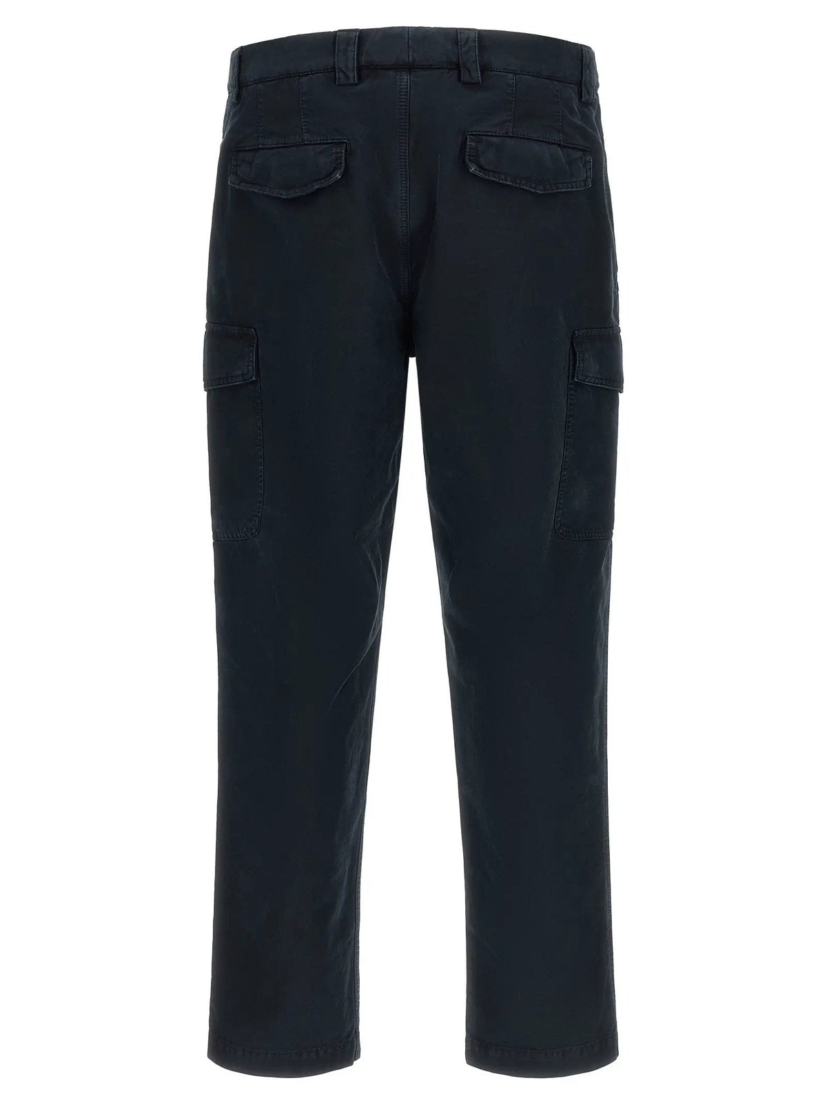 Brunello Cucinelli Blue Cotton Cargo Pants