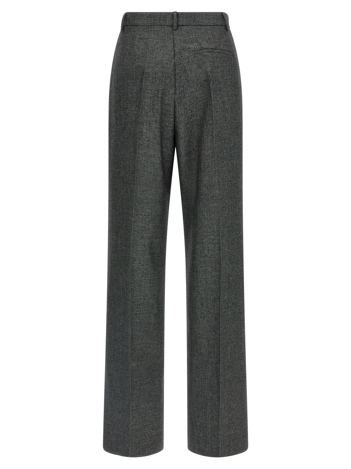 The Andamane Gray Polyester Dress Pants