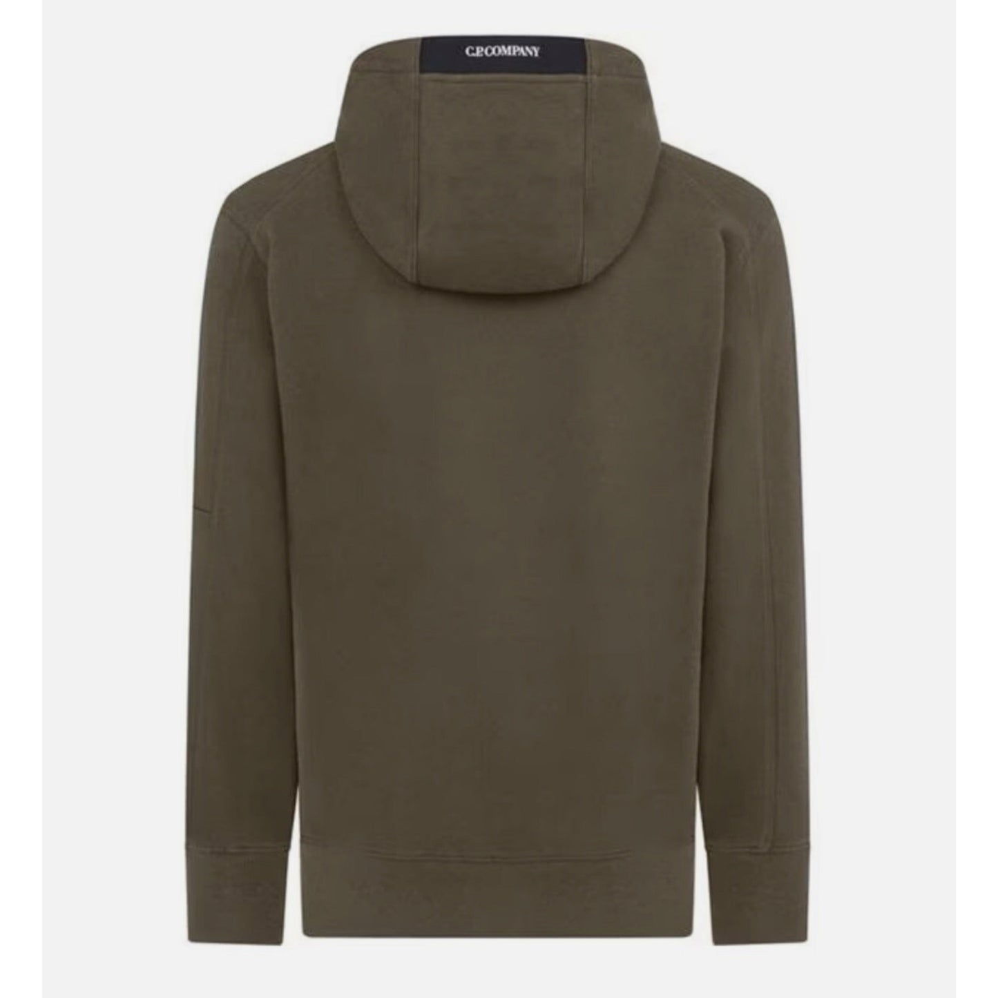 Cp Company 024A Diagonal Raised Overhead Hoodie In Ivy Green