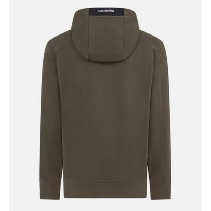 Cp Company 024A Diagonal Raised Overhead Hoodie In Ivy Green