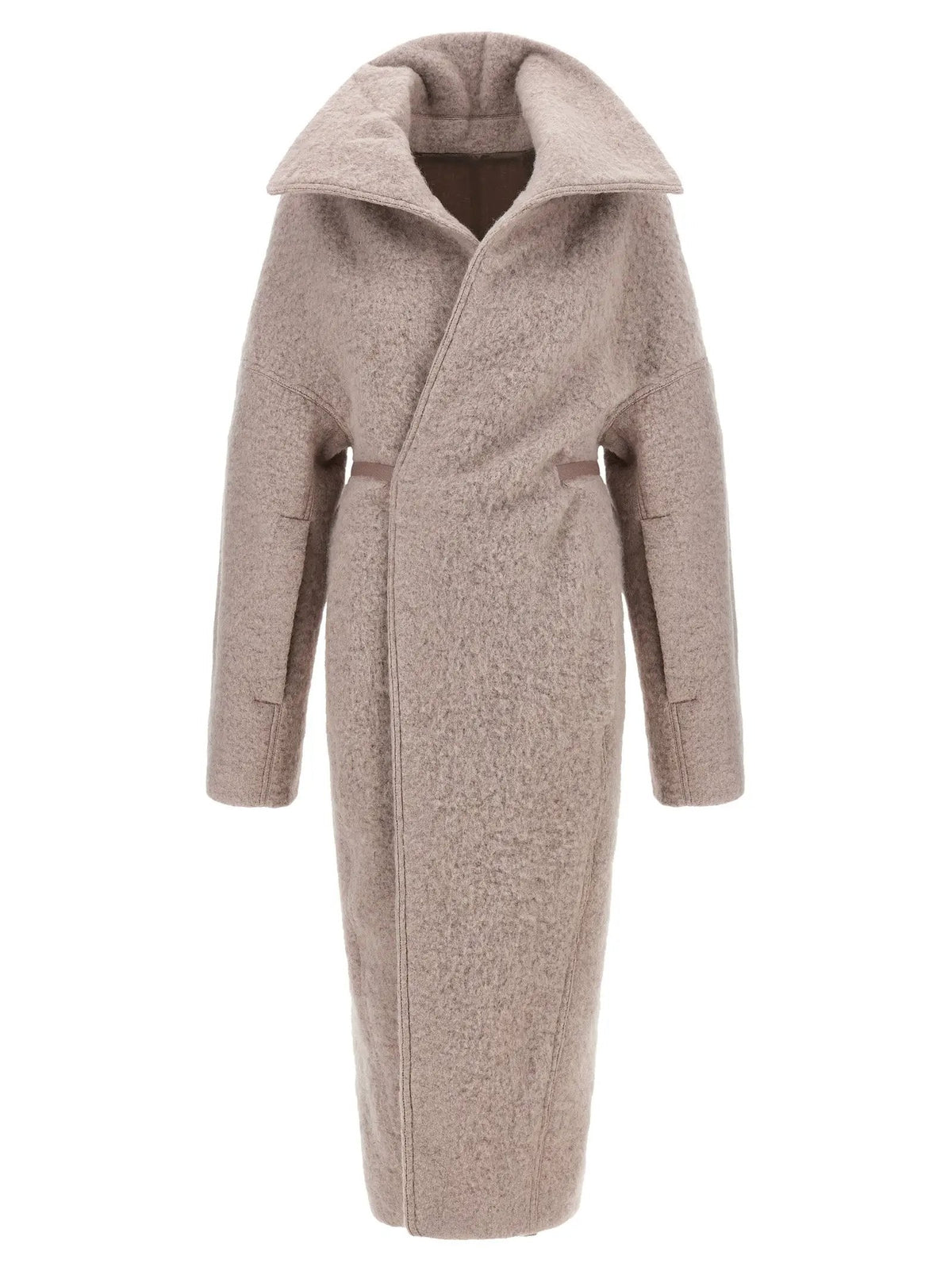 Rick Owens Multicolor Marabou Coat