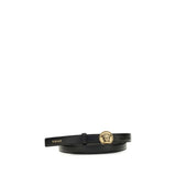 Load image into Gallery viewer, Versace Black Calf Leather Bos Taurus Regular Belt
