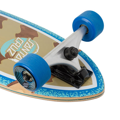 Santa Cruz Longboard Stipple Wave Dot Pintail 9.20" x 33"