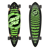 Load image into Gallery viewer, Santa Cruz Longboard Complete Flame Ringed Dot Pintail 9.2" x 33"