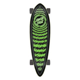 Load image into Gallery viewer, Santa Cruz Longboard Complete Flame Ringed Dot Pintail 9.2" x 33"