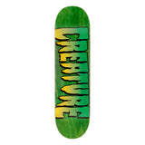 Load image into Gallery viewer, Creature Skateboard Deck Logo Green 7.25" x 29.9"