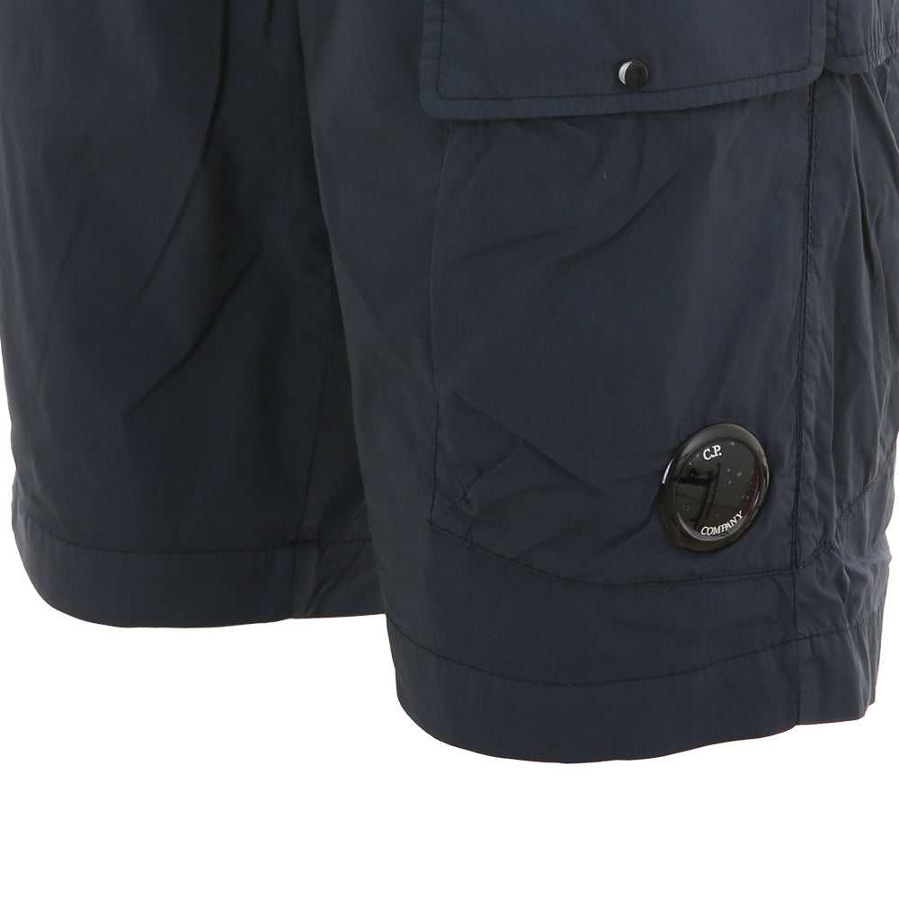 Cp Company 111A 50 Fili Lens Cargo Shorts In India Ink