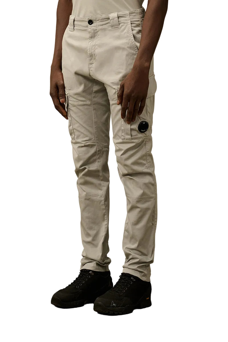 Cp Company 056A Tapered Leg Lens Cargo Pants In Vintage Khaki