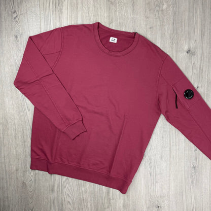 CP Company Light Fleece Sweatshirt - Red Bud