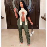 Load image into Gallery viewer, Yula cargo pants (Olive)