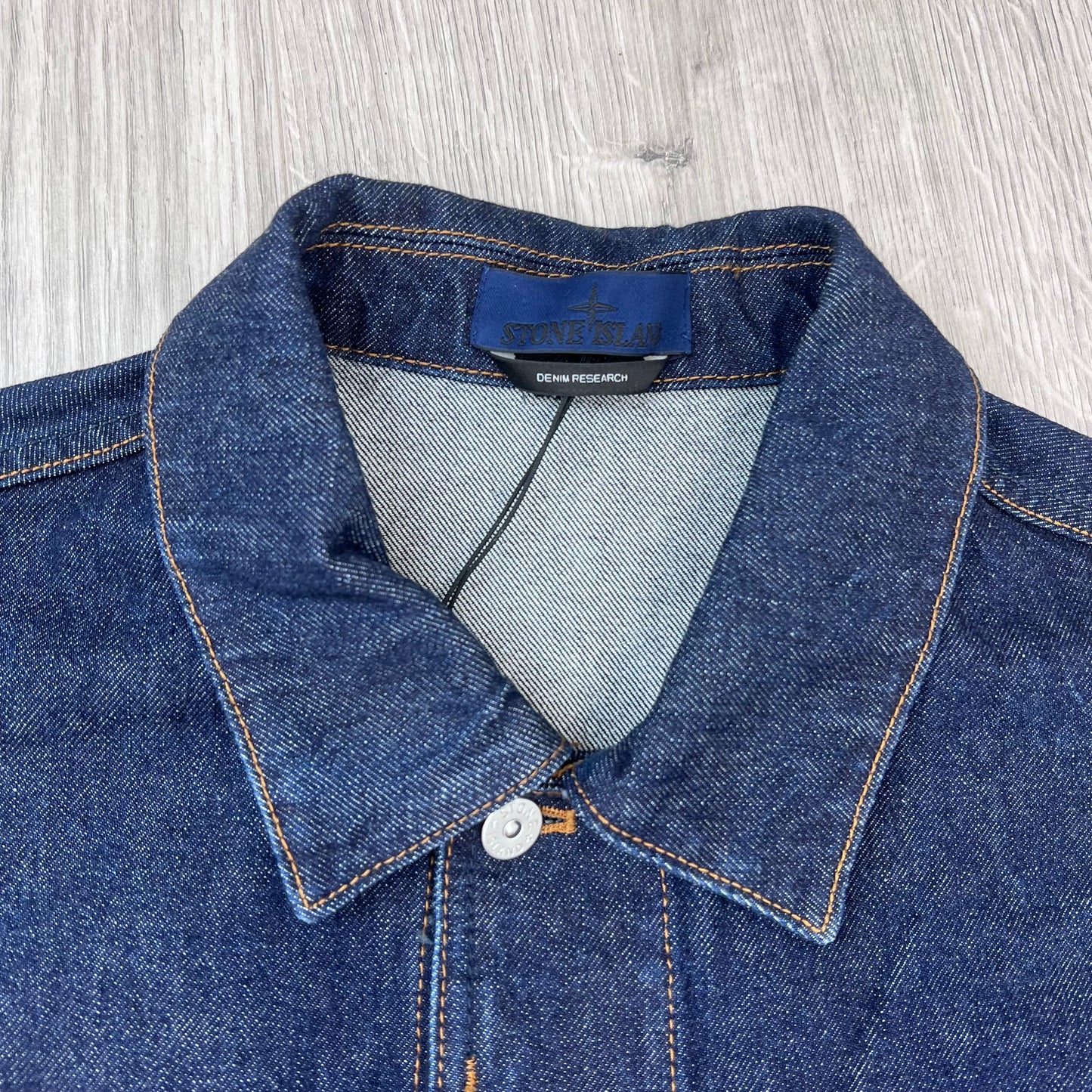 Stone Island Denim Jacket - Blue