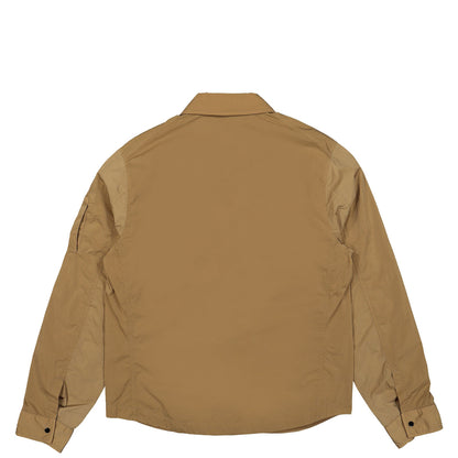 Cp Company Chrome-R Overshirt In 041A Lead Grey