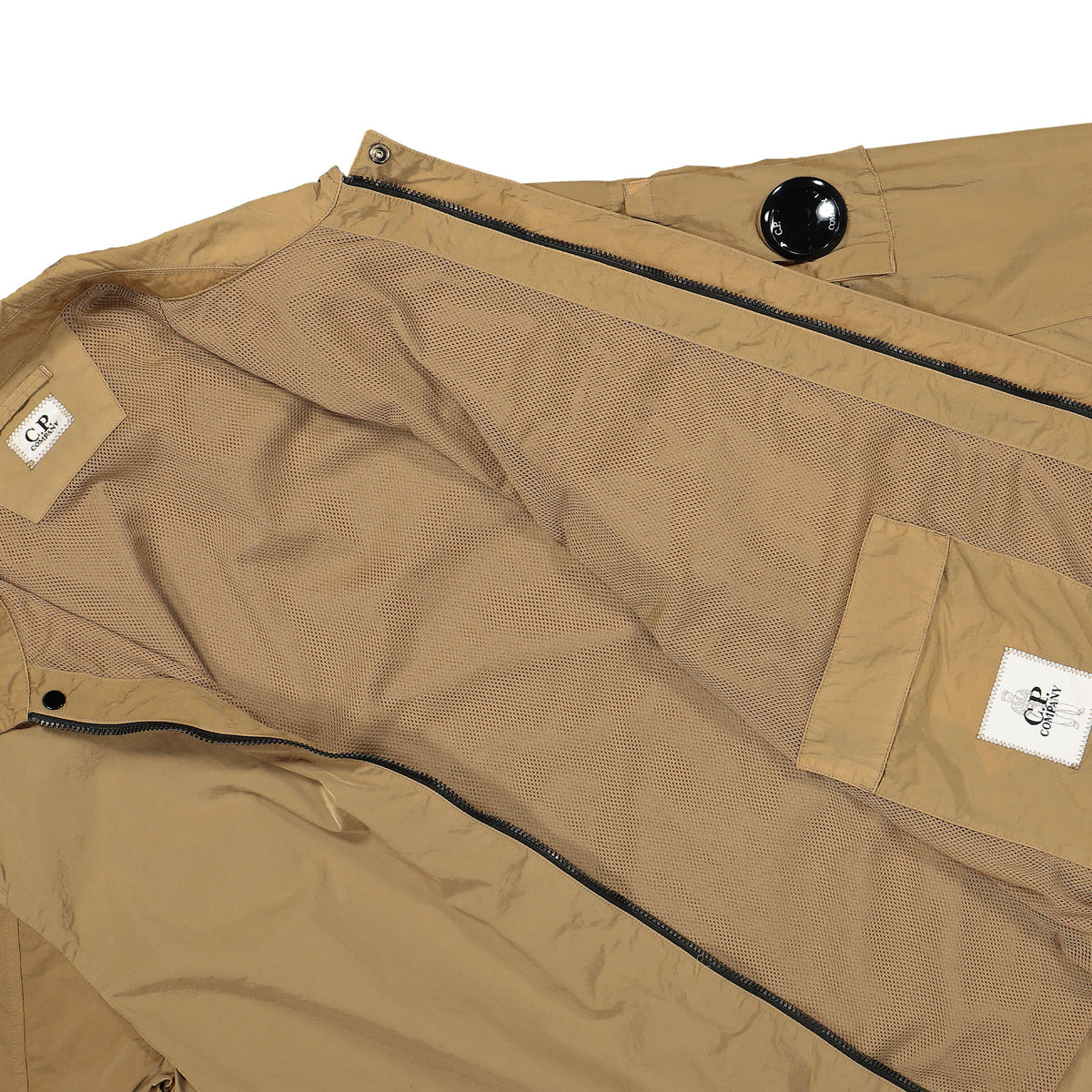 Cp Company Chrome-R Overshirt In 041A Lead Grey