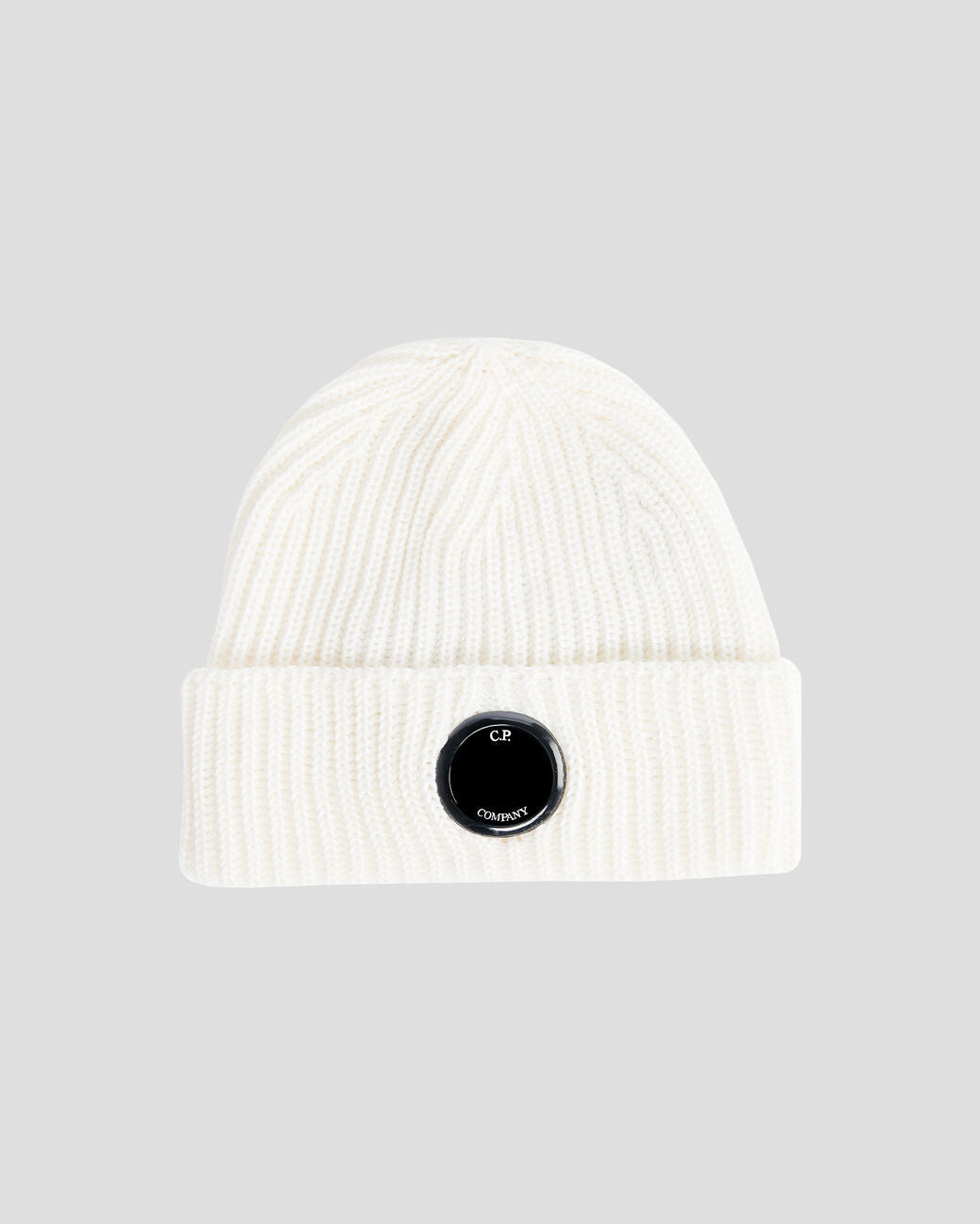 Extra Fine Merino Wool Beanie White