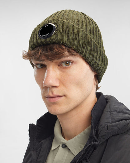 Extra Fine Merino Wool Beanie IVY Green