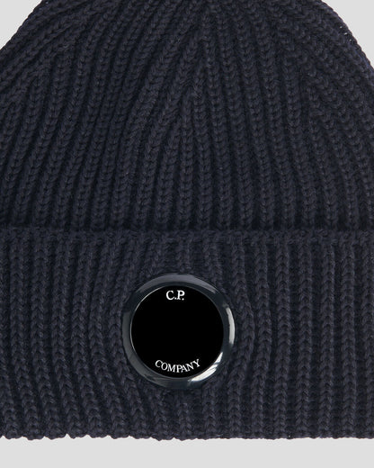 Extra Fine Merino Wool Beanie Total Eclipse