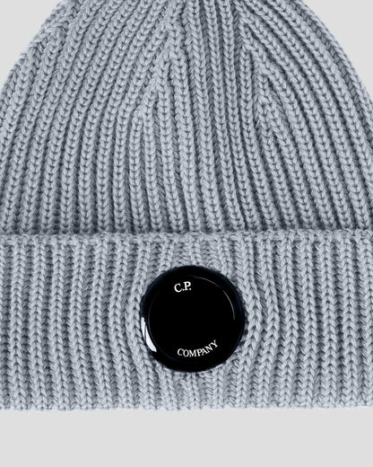 Extra Fine Merino Wool Lens Beanie Griffin Grey
