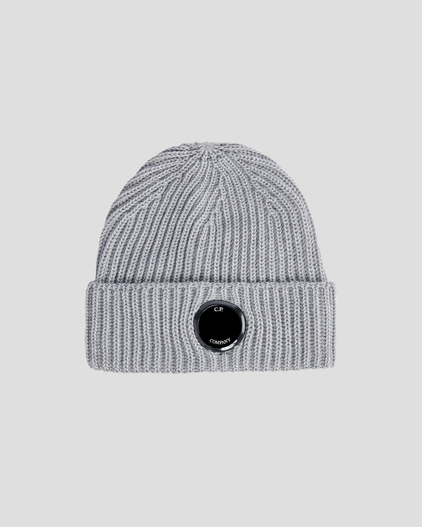 Extra Fine Merino Wool Beanie Grey Melange