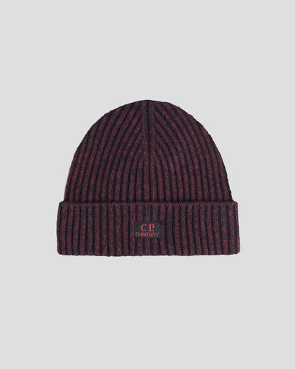 Fleece Knit Beanie Ketchup - Red