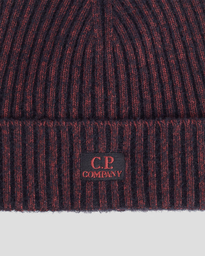 Fleece Knit Beanie Ketchup - Red